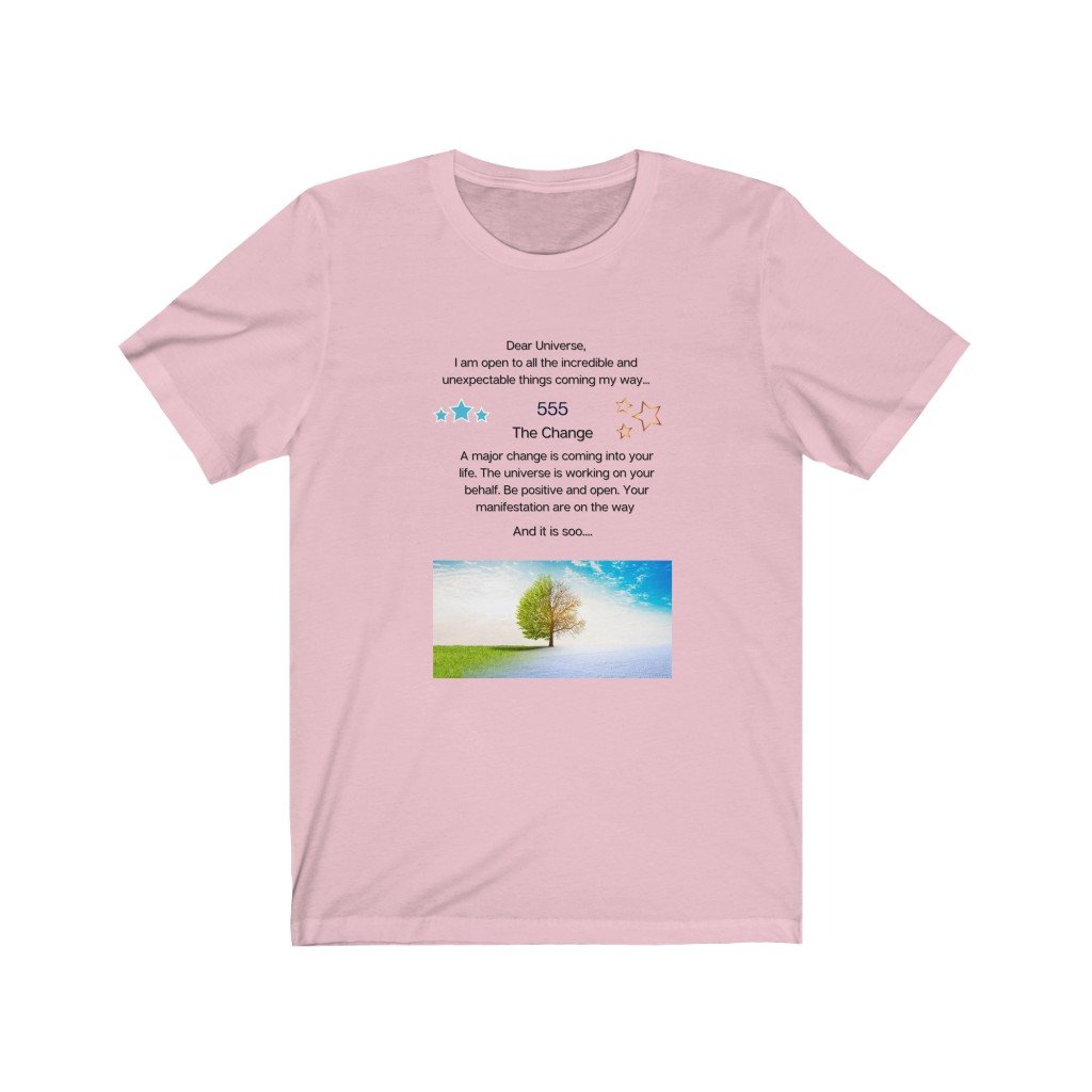 Unisex Angel Number 555 T-Shirt - Harmony is Global